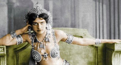 Mata Hari Wearing a Jeweled Bikini, c.1910 by Unbekannt Unbekannt